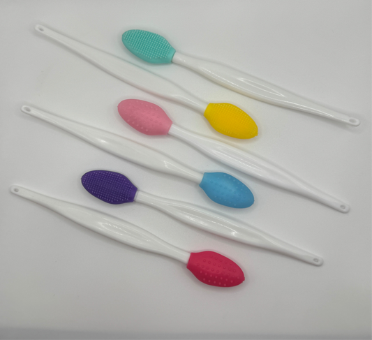 Silicone Lip Exfoliating Brush – Double-Sided Scrubber